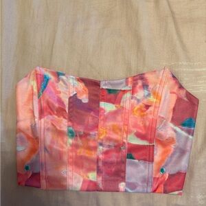 Colorful Women's Strapless Top